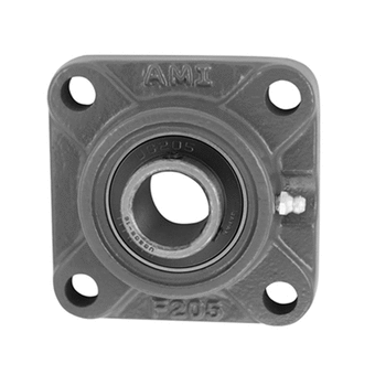 Motion - Free CAD models - Flange-Mount Ball Bearing Unit, UCF205 ...