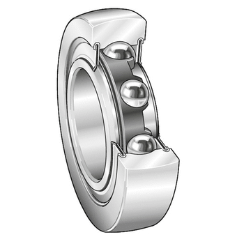 Crowned & Flat Yoke Roller, LR6042RSR