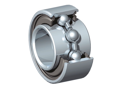 Einreihige Radial-Rillenkugellager mit breitem Innenring, Zoll-Abmessungen geschlossen