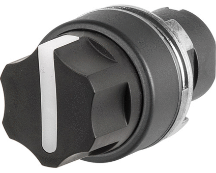 Illuminated knob selector switches Ø22, 2-position, Cam A