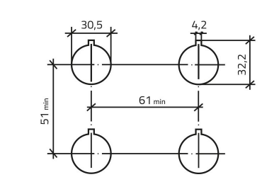 New Elfin - Free CAD models - Projecting push-buttons EL-SG Ø 30, non ...