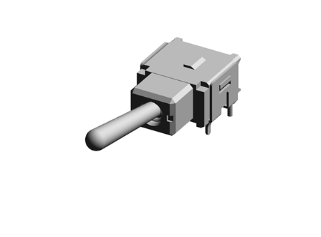 Switch, toggle, SMD, gold contact,A-12AH