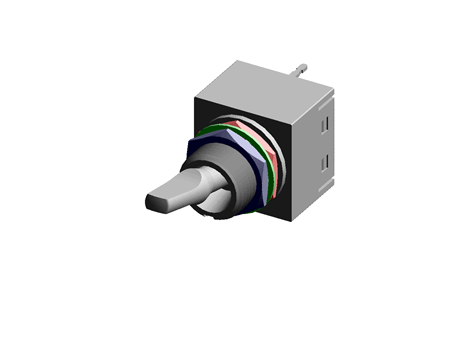 Std Lever Clear Tog Sw, Bright White LED