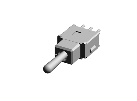 Switch, toggle, SMD, gold contact,A-13AP