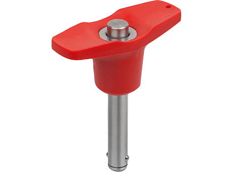 Pin Fpr Ball norelem - Free CAD models - BALL LOCK PIN WITH T-GRIP, D1=10, L=90, L1 ...