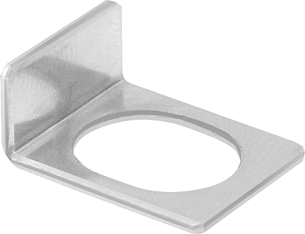 Piastra in acciaio inox per morsetto eccentrico