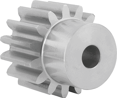 Sourcing Map Ritzel 18T 0,5 Modul - Edelstahl 4mm Innenöffnung Für RC Getriebe