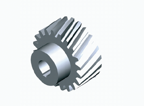 Spur gears, hardened and ground - module 6.0, helical toothed, left-handed 19° 31' 42"