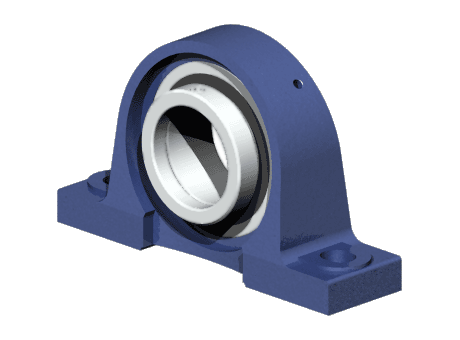 EXP300, Mancal de ferro fundido cinzento