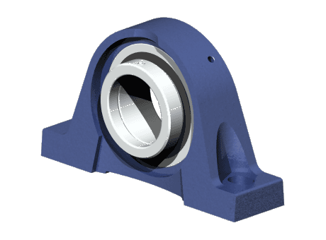 EXPE200T20, Mancal de ferro fundido cinzento, alta temperatura