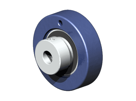 EXC300T04, Mancal cartucho de ferro fundido cinzento, baja temperatura