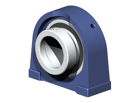 EXPAE200T04, Mancal de ferro fundido cinzento, baja temperatura