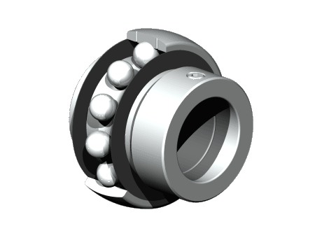 EX300T04, Rolamento abaulado com anel interior largo e excêntrico de bloqueio, cotas en pulgadas, baja temperatura