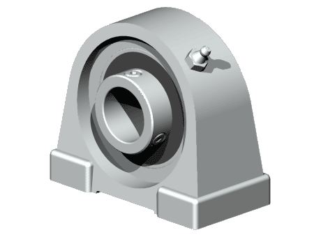 SUCPA200FG1, Soporte zócalo Sentinel en acero inoxidable con lubricante sólido LUBSOLID®