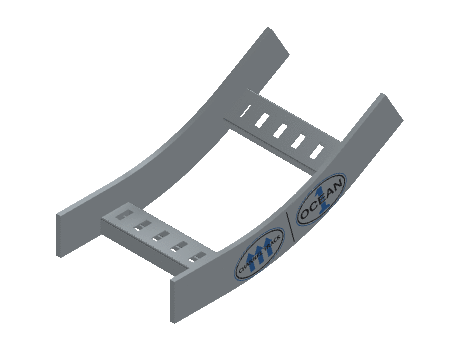 Flatbar Vertical Bend Inside - 2FBHG-06L12-VI30-MS