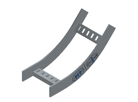 Flatbar Vertical Bend Inside - 2FBHG-06L12-VI45-MS