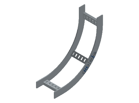 Flatbar Vertical Bend Inside - 2FBHG-06L12-VI90-MS
