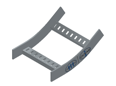 Flatbar Vertical Bend Inside - 2FBHG-09L12-VI30-MS