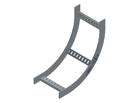 Flatbar Vertical Bend Inside - 2FBHG-09L12-VI90-MS