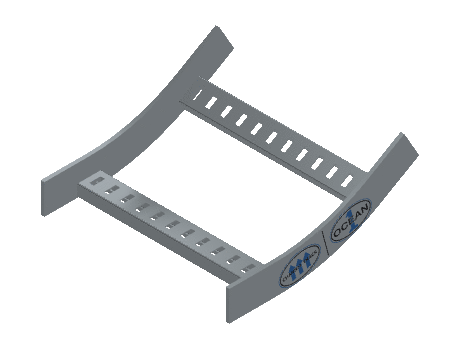 Flatbar Vertical Bend Inside - 2FBHG-12L12-VI30-MS