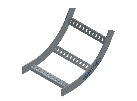 Flatbar Vertical Bend Inside - 2FBHG-12L12-VI60-MS
