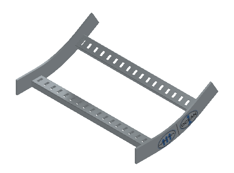 Flatbar Vertical Bend Inside - 2FBHG-18L12-VI30-MS
