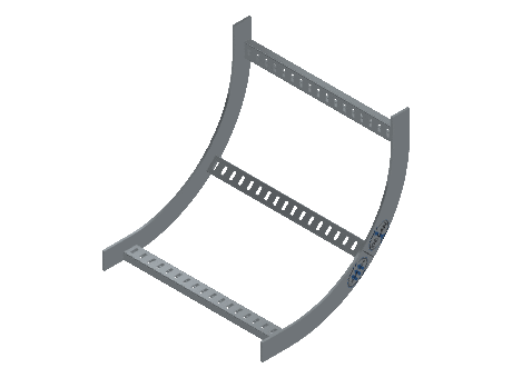 Flatbar Vertical Bend Inside - 2FBHG-18L12-VI90-MS