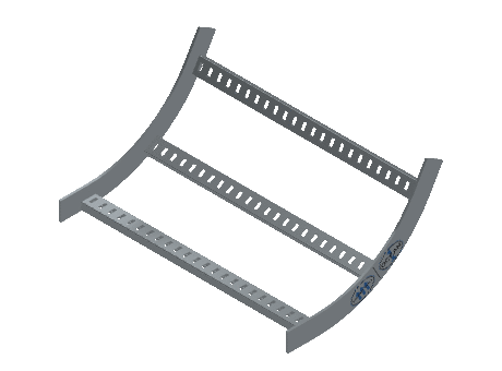 Flatbar Vertical Bend Inside - 2FBHG-24L12-VI60-MS
