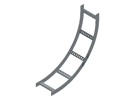 Flatbar Vertical Bend Inside - 2FBHG-09L24-VI90-MS