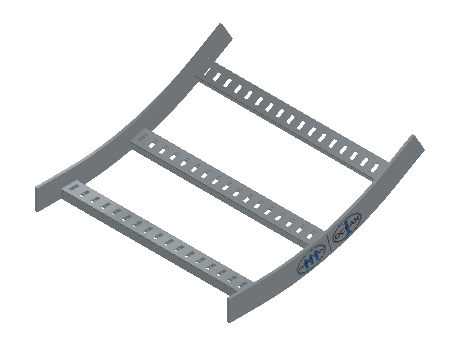 Flatbar Vertical Bend Inside - 2FBHG-18L24-VI30-MS