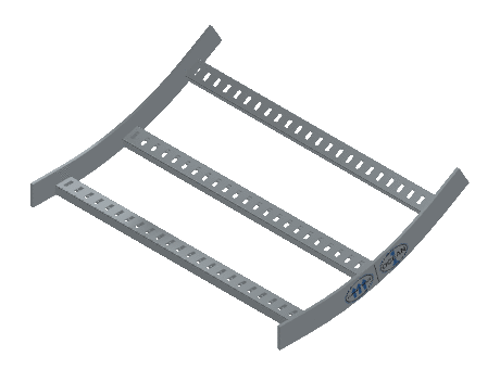 Flatbar Vertical Bend Inside - 2FBHG-24L24-VI30-MS