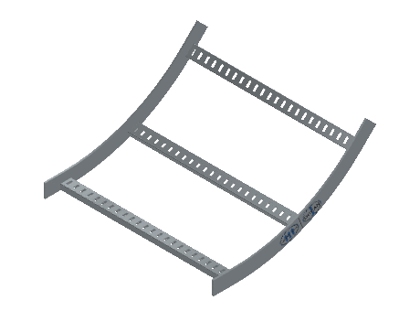 Flatbar Vertical Bend Inside - 2FBHG-24L24-VI45-MS