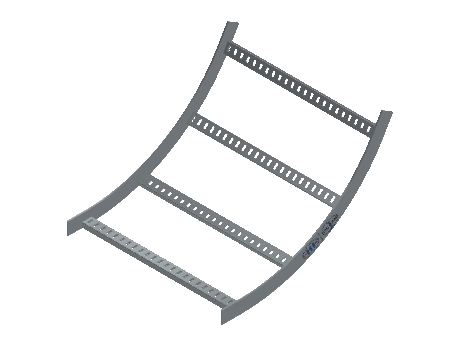 Flatbar Vertical Bend Inside - 2FBHG-24L24-VI60-MS
