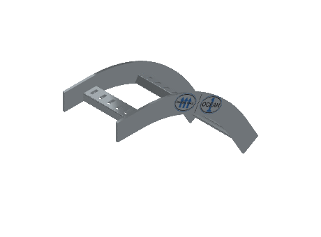 Flatbar Vertical Bend Outside - 2FBHG-06L12-VO60-MS