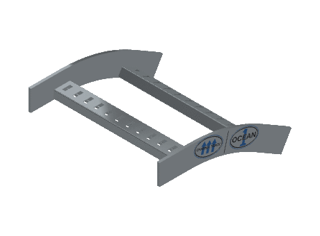 Flatbar Vertical Bend Outside - 2FBHG-12L12-VO30-MS