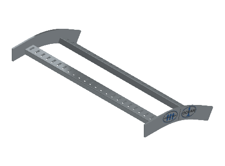 Flatbar Vertical Bend Outside - 2FBHG-24L12-VO30-MS