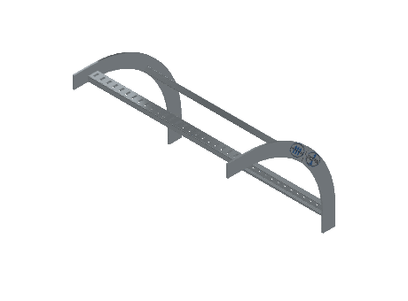 Flatbar Vertical Bend Outside - 2FBHG-24L12-VO90-MS
