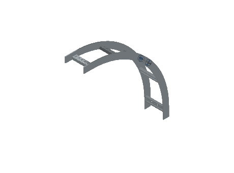 Flatbar Vertical Bend Outside - 2FBHG-06L24-VO90-MS