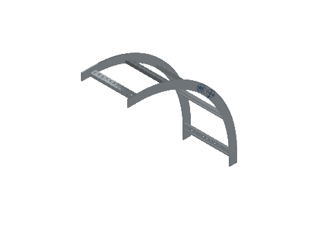 Flatbar Vertical Bend Outside - 2FBHG-12L24-VO90-MS