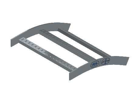 Flatbar Vertical Bend Outside - 2FBHG-18L24-VO30-MS