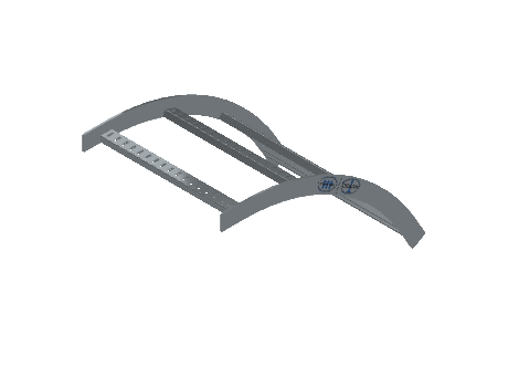 Flatbar Vertical Bend Outside - 2FBHG-18L24-VO60-MS