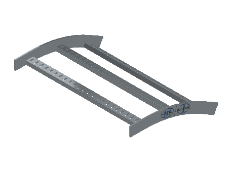 Flatbar Vertical Bend Outside - 2FBHG-24L24-VO30-MS
