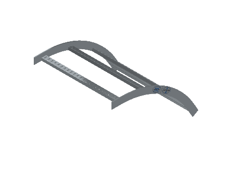 Flatbar Vertical Bend Outside - 2FBHG-24L24-VO60-MS