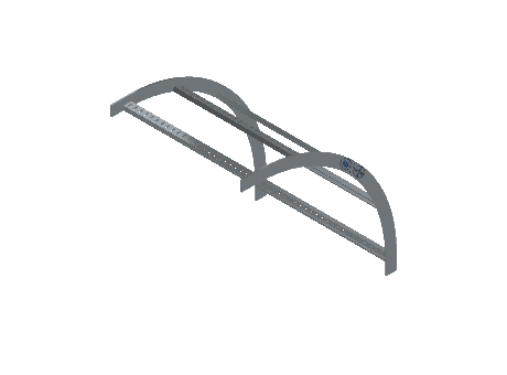 Flatbar Vertical Bend Outside - 2FBHG-24L24-VO90-MS