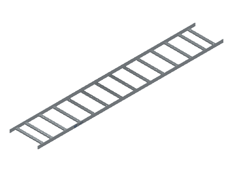 Flatbar Ladder Tray Straight - 2FBHG-18-09-10-MS