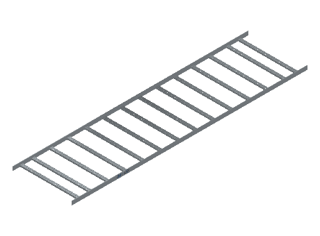 Flatbar Ladder Tray Straight - 2FBHG-30-09-10-MS