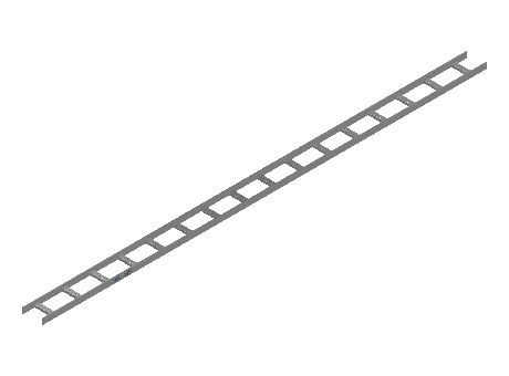 Flatbar Ladder Tray Straight - 2FBS4-06-09-12-MS