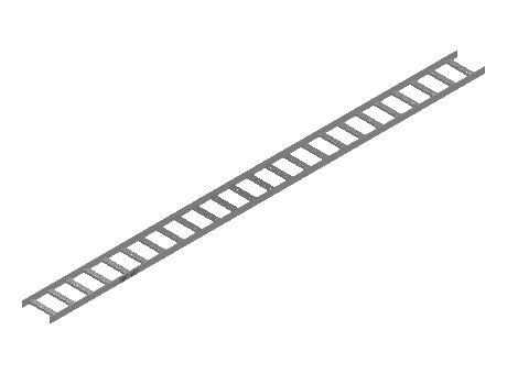 Flatbar Ladder Tray Straight - 2FBS4-09-06-12-MS