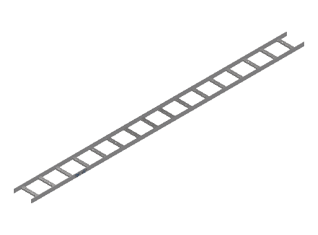Flatbar Ladder Tray Straight - 2FBS4-09-09-12-MS