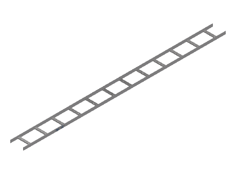 Flatbar Ladder Tray Straight - 2FBS4-09-12-12-MS
